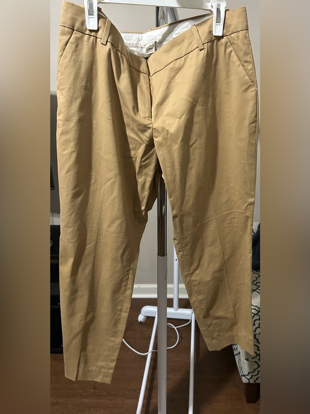 J. Crew Women's Tailored Capri Trousers in Tan